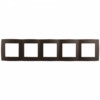12-5005-13 ЭРА Рамка на 5 постов, Эра12, бронза