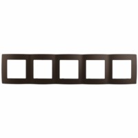 12-5005-13 ЭРА Рамка на 5 постов, Эра12, бронза