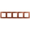 12-5005-14 ЭРА Рамка на 5 постов, Эра12, медь