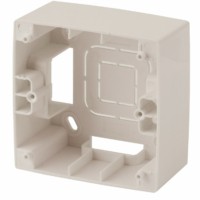 Коробка КМЭУ ОП 1 пост слоновая кость Эра 12-6101-02