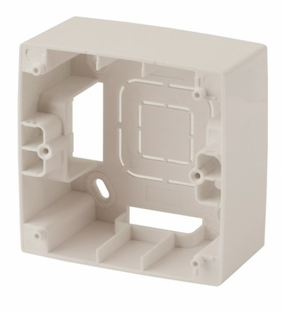 Коробка КМЭУ ОП 1 пост слоновая кость Эра 12-6101-02