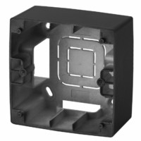 Коробка КМЭУ ОП 1 пост антрацит Эра 12-6101-05