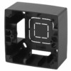 Коробка КМЭУ ОП 1 пост чёрный Эра 12-6101-06