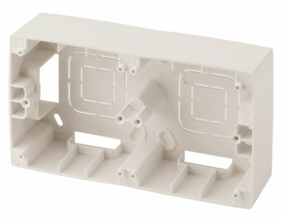 Коробка КМЭУ ОП 2 поста слоновая кость Эра 12-6102-02