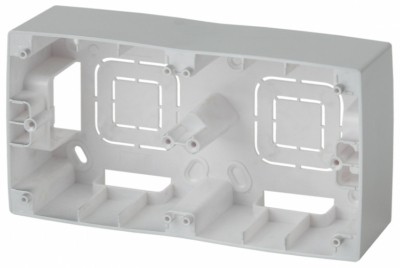 Коробка КМЭУ ОП 2 поста алюминий Эра 12-6102-03
