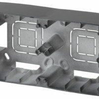 Коробка КМЭУ ОП 2 поста антрацит Эра 12-6102-05