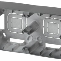 Коробка КМЭУ ОП 2 поста графит Эра 12-6102-12