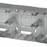 Коробка КМЭУ ОП 3 поста графит Эра 12-6103-12