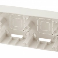 Коробка КМЭУ ОП 4 поста слоновая кость Эра 12-6104-02