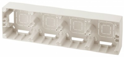 Коробка КМЭУ ОП 4 поста слоновая кость Эра 12-6104-02