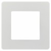 Рамка для розеток и выключателей ЭРА Серия 12 12-5101-01 на 1 пост, Сатин, белый