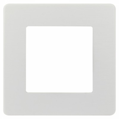 Рамка для розеток и выключателей ЭРА Серия 12 12-5101-01 на 1 пост, Сатин, белый
