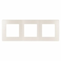 Рамка для розеток и выключателей ЭРА Серия 12 12-5103-15 на 3 поста, Сатин, перламутр