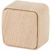 Выключатель 1кл. 10А-250В IP20 ОП Polo сосна Intro Эра 3-101-11