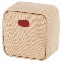 Выключатель 1кл. с инд. 10А-250В IP20 ОП Polo сосна Intro Эра 3-102-11