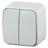 Выключатель 2кл. 10А-250В IP20 ОП Polo белый Intro Эра 3-104-01
