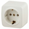 3-202-02 Intro Розетка 2P+E Schuko 16А-250В IP20 ОП Polo сл.кость