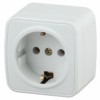3-202-01 Intro Розетка 2P+E Schuko 16А-250В IP20 ОП Polo белый