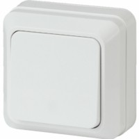 Выключатель 1кл. 10А-250В IP20 ОП Quadro белый Intro Эра 2-101-01