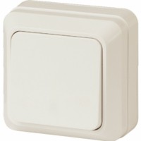 Выключатель 1кл. 10А-250В IP20 ОП Quadro сл.кость Intro Эра 2-101-02