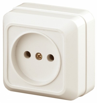 2-201-02 Intro Розетка 2P 16А-250В IP20 ОП Quadro сл.кость