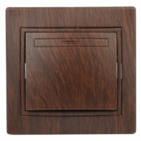 Выключатель 1кл. 10А-250В IP20 СП Plano венге Intro Эра 1-101-10