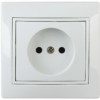 1-201-01 Intro Розетка 2P 16А-250В IP20 СП Plano белый