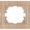 Рамка для розеток и выключателей Intro Plano 1-503-11 на 3 поста горизонтальная, СУ, сосна