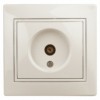 Розетка Intro Plano 1-301-02 ТВ одиночная IP20 СП слоновая кость