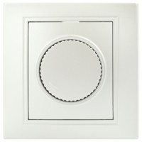 Диммер СЭПп Intro Plano 1-401-06 (диммер) поворотный 600Вт 230В IP20 СУ перламутр