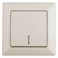 Выключатель 1кл. с инд. 10А-250В СП Solo сл.кость Intro Эра 4-102-02