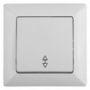 4-103-01 Intro Переключатель, 10А-250В, СУ, Solo, белый