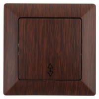 4-103-10 Intro Переключатель, 10А-250В, СУ, Solo, венге