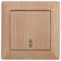 4-103-11 Intro Переключатель, 10А-250В, СУ, Solo, сосна