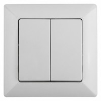 Выключатель 2кл. 10А-250В СП Solo белый Intro Эра 4-104-01
