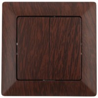 Выключатель 2кл. 10А-250В СП Solo венге Intro Эра 4-104-10