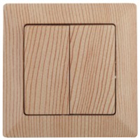 Выключатель 2кл. 10А-250В СП Solo сосна Intro Эра 4-104-11