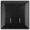 Выключатель 2кл. с инд. 10А-250В СП Solo антрацит Intro Эра 4-105-05