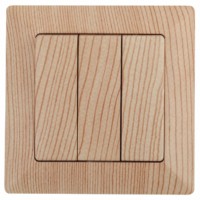 Выключатель 3кл. 10А-250В СП Solo сосна Intro Эра 4-106-11