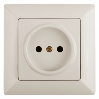 4-201-02 Intro Розетка 2P 16А-250В СП Solo сл.кость