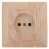 4-201-11 Intro Розетка 2P 16А-250В СП Solo сосна