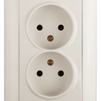 4-204-02 Intro Розетка 2х2P 16А-250В СП Solo сл.кость