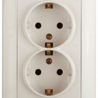 4-205-02 Intro Розетка 2X2P+E Schuko 16А-250В СП Solo сл.кость