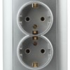 4-205-03 Intro Розетка 2X2P+E Schuko 16А-250В СП Solo алюминий