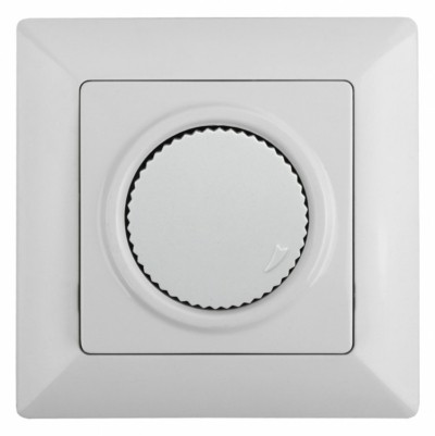 Диммер СЭПп 600Вт 230В СУ Solo белый 4-401-01 Intro