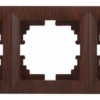 Рамка для розеток и выключателей Intro Solo 4-503-10 на 3 поста, СУ, венге