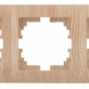 Рамка для розеток и выключателей Intro Solo 4-503-11 на 3 поста, СУ, Solo, сосна