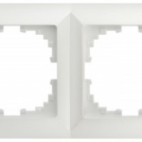 Рамка для розеток и выключателей Intro Solo 4-504-06 на 4 поста, СУ, перламутр