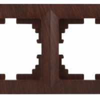 Рамка для розеток и выключателей Intro Solo 4-504-10 на 4 поста, СУ, венге