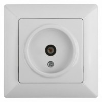 Розетка Intro Solo 4-301-01 ТВ одиночная СП белый